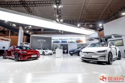 科技与自然的交响曲 特斯拉全系车型首次齐聚云南亮相昆明国际车展